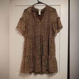 Brown dress for women